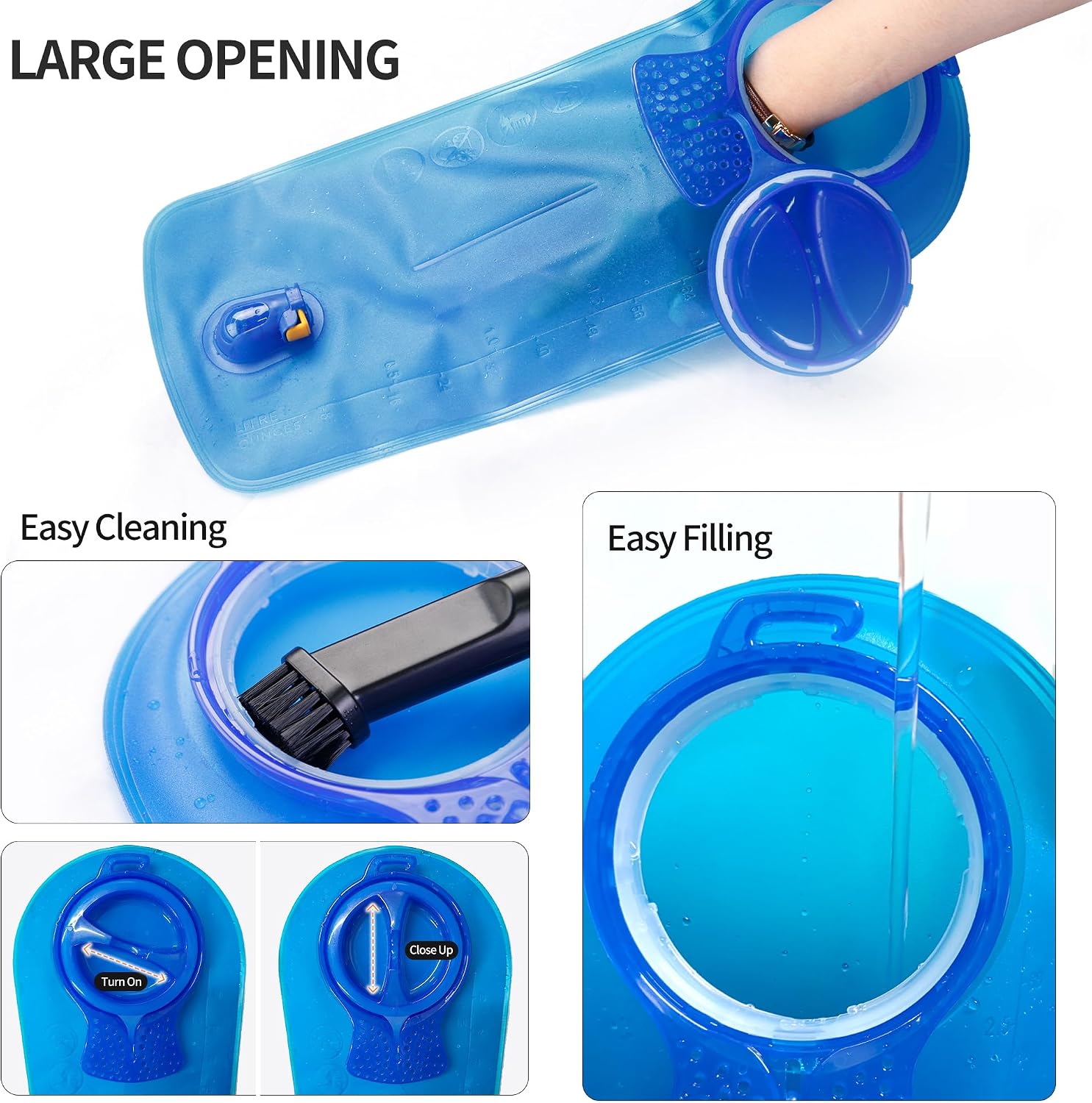 Unigear Hydration Bladder Water Reservoir 1.5L-3L for Hiking Backpack — view 2